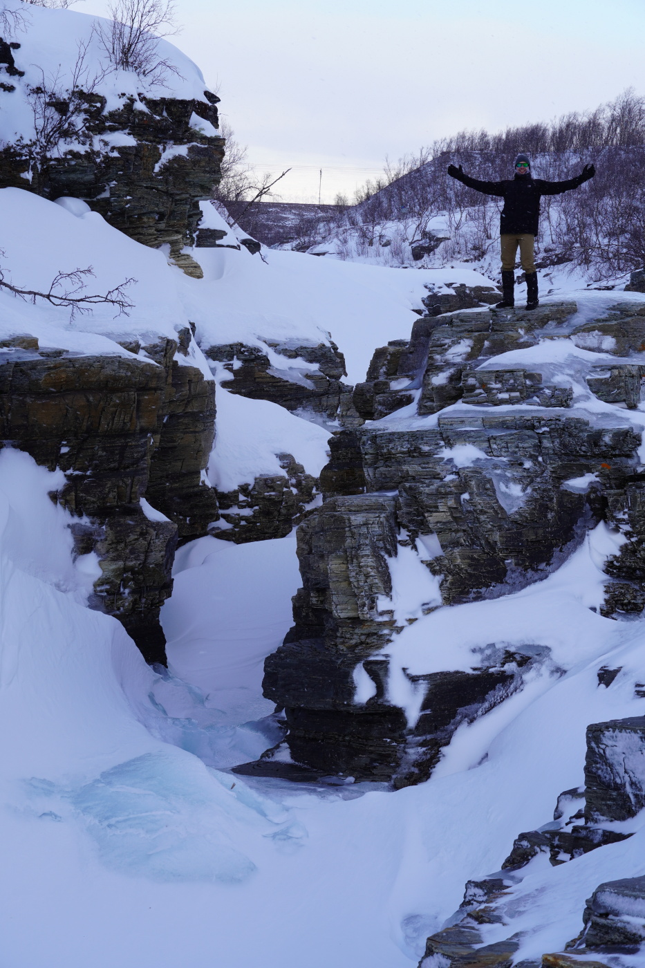Kungsleden télen